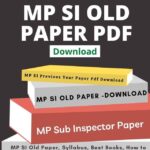 MP Police SI Old Paper Pdf Download in Hindi 